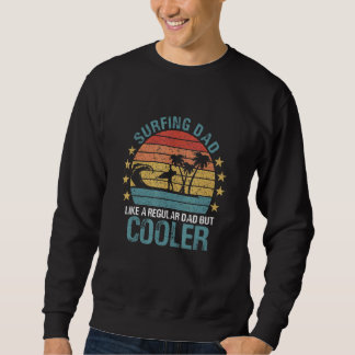 Sweatshirt Papa Surfeur Faisant du Surf