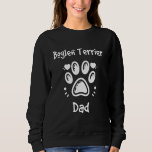 Sweatshirt Papa Terrier Boglen Beagle Mélange de Terrier de B