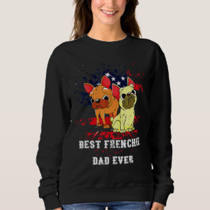 Sweatshirt Papa Usa French Bulldog