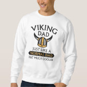Sweatshirt Papa viking (Devant)
