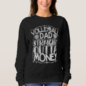 Sweatshirt Papa volley-ball (Devant)