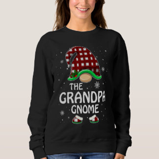Sweatshirt Papi Gnome à carreaux buffalo Famille appariée Gro