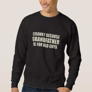 Sweatshirt Papi grumpy pour papas blagues de papa pour la fêt