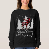 Sweatshirt Papi Moose Buffalo Red Plaid Christmas Matching Fa (Devant)