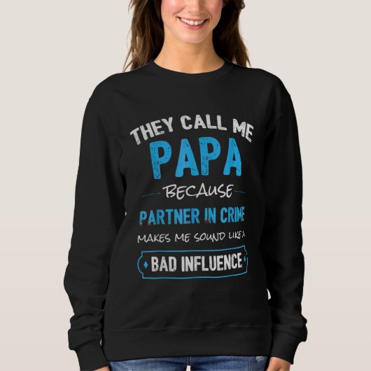 Sweatshirt Papi Papy Complice (Devant)