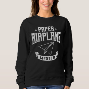 Sweatshirt Papier Avion Master Papier Volant Avion