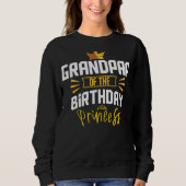 Sweatshirt Papier De L'Anniversaire De La Princesse D'Anniver (Devant)