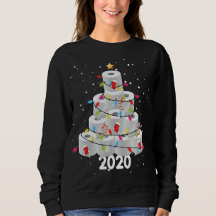 Sweatshirt Papier de toilette Arbre de Noël laid Famille de N