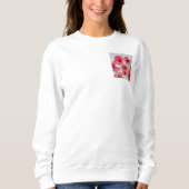 Sweatshirt Papier Poppy floral Art à l'aquarelle Motif de fle (Devant)