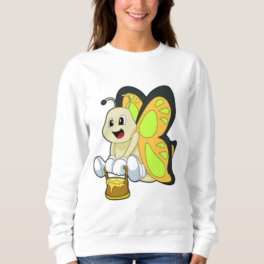 Sweatshirt Papillon au miel (Devant)