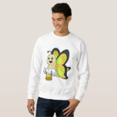 Sweatshirt Papillon au miel (Devant entier)
