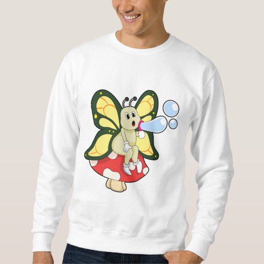 Sweatshirt Papillon avec bulles de savon (Devant)