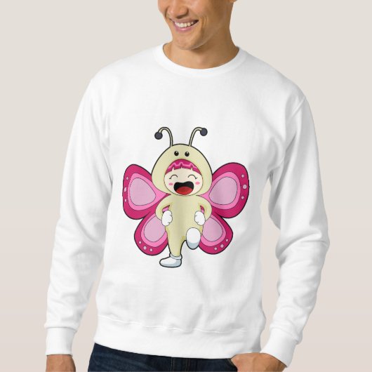 Sweatshirt Papillon avec costume (Devant)