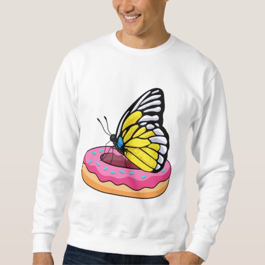 Sweatshirt Papillon avec Donut (Devant)