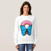 Sweatshirt Papillon avec Donut (Devant entier)
