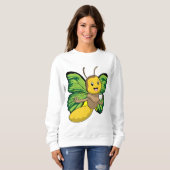 Sweatshirt Papillon avec la coupe de café (Devant entier)