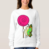 Sweatshirt Papillon avec Lollipop (Devant)