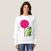 Sweatshirt Papillon avec Lollipop (Devant entier)
