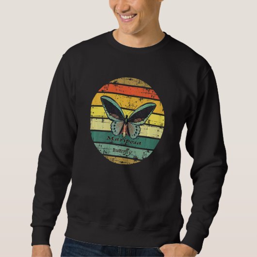Sweatshirt Papillon coloré (Devant)