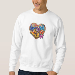 Sweatshirt papillon d'amour