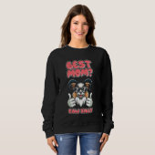 Sweatshirt Papillon Mère Chien race - Animal Meilleur Maman P (Devant entier)
