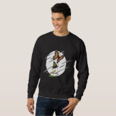 Sweatshirt Papillon Monarque de chenille Evolution (Devant entier)