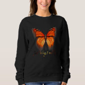 Sweatshirt Papillon Monarque éblouissant (Devant)