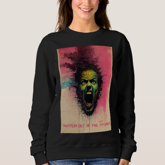 Sweatshirt Papillons dans l'estomac - Edition limitée (2) (Devant)