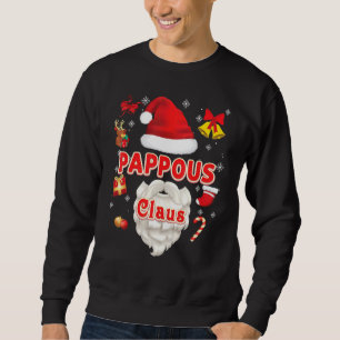 Sweatshirt Pappous Claus Christmas Père Noël Joyeux Noël Ugly