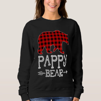 Sweatshirt Pappy Bear Pajama Red Plaid Buffalo Fami