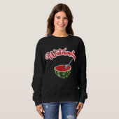 Sweatshirt Pâque - Cuillère de pastèque Fruit mou (Devant entier)