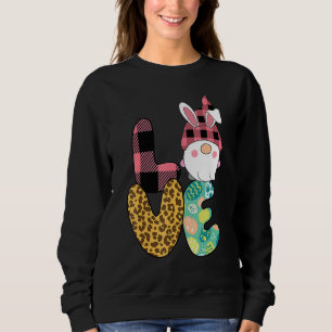 Sweatshirt Pâques Amour Femmes Hommes Ados Filles Garçons Enf