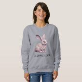 Sweatshirt Pâques en dentelle blanche (Devant entier)
