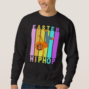 Sweatshirt Pâques Hip hop Danse Amour Dab Vacances Amusants E