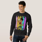 Sweatshirt Pâques Hip hop Danse Amour Dab Vacances Amusants E (Devant entier)