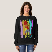 Sweatshirt Pâques Hip hop Danse Amour Dab Vacances Amusants E (Devant entier)
