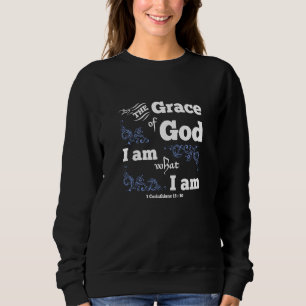 Sweatshirt Par La Grâce De Dieu Je Suis Ce Que Je Suis Chréti