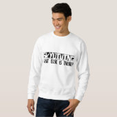 Sweatshirt Parachutisme quoi encore est là ? (Devant entier)