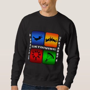 Sweatshirt Parachutisme spectaculaire