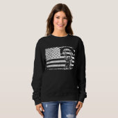 Sweatshirt Paraglider Skydiver Us Drapeau Patriotique Paramot (Devant entier)