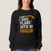 Sweatshirt Paragliding Plans Paragliders Parachute Paramotor  (Devant)