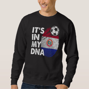 Sweatshirt Paraguay Dans Mon Dna Paraguayen Flag Team Paragua