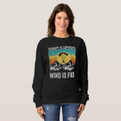 Sweatshirt Paramotor Pilot Therapy is expensive Paramotoring (Devant entier)