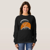 Sweatshirt Paramotoring Rétro Vintage (Devant entier)