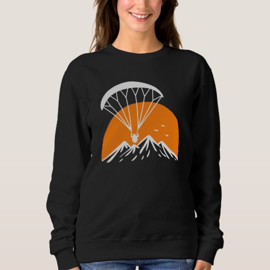 Sweatshirt Paramotoring Rétro Vintage (Devant)