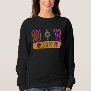 Sweatshirt Paraphernalia de Fraternité Omega Psi Phi, Omega P