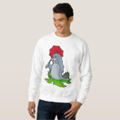 Sweatshirt Parapluie de pluie de phoque (Devant entier)
