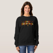 Sweatshirt Paraprofessional Retro Para Professional Teacher P (Devant entier)