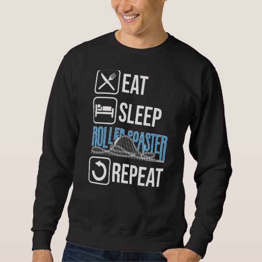 Sweatshirt Parc d'attractions Rollercoaster Rollercoaster Fai (Devant)