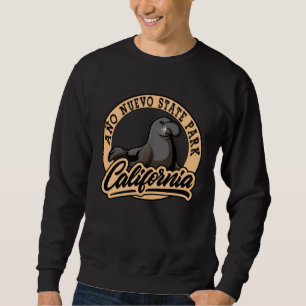 Sweatshirt Parc d'État Ano Nuevo Californie Éléphants de Mer 